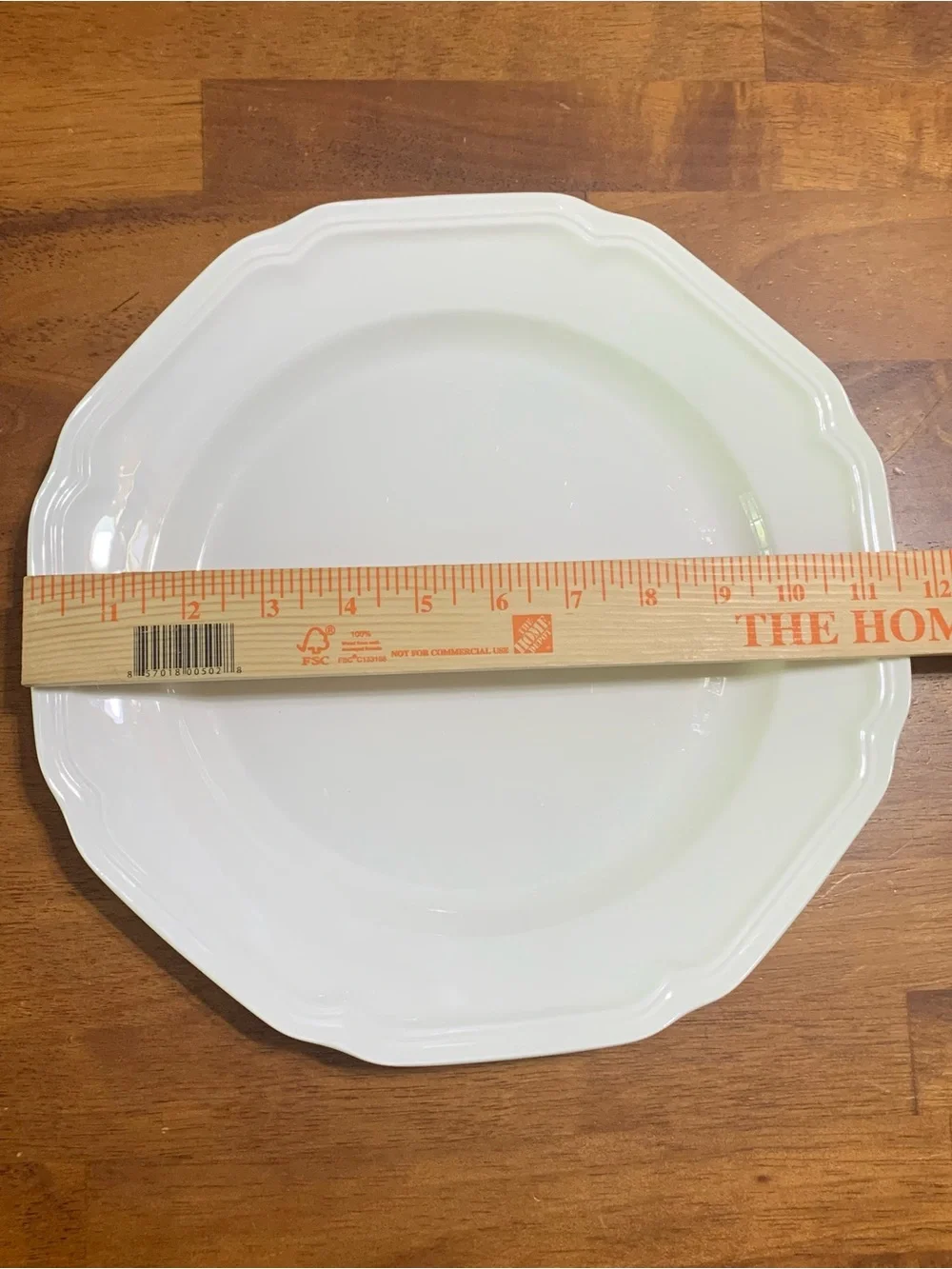 Mikasa Antique White HK400 Ultima+ Serving Platter/ Charger Chop Plate 11 3/4”